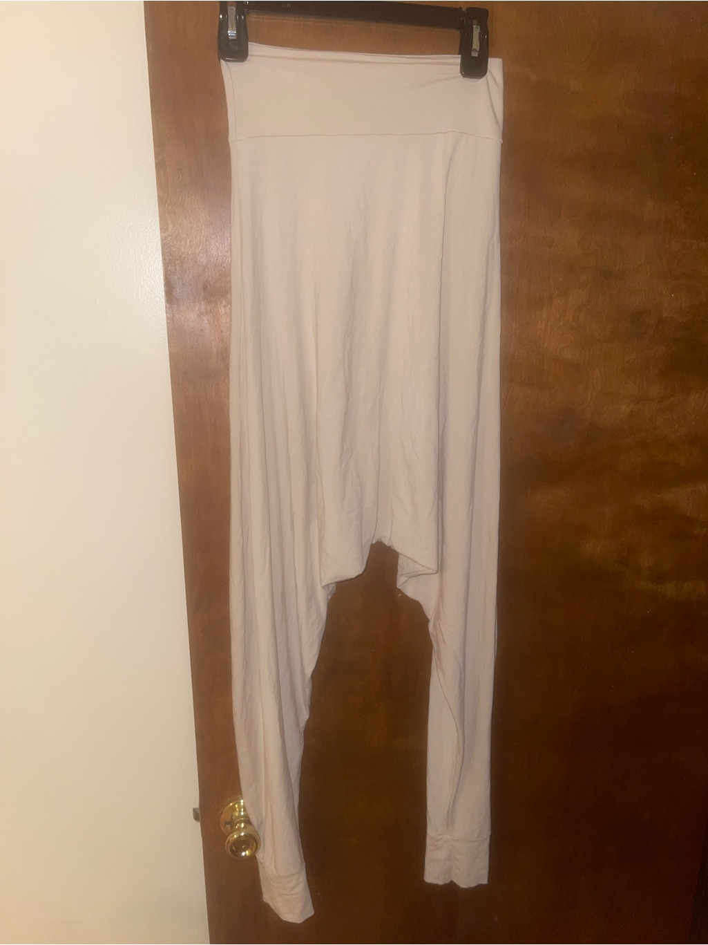 Women’s Cream Harem Jogger Pants — image 5 of 5